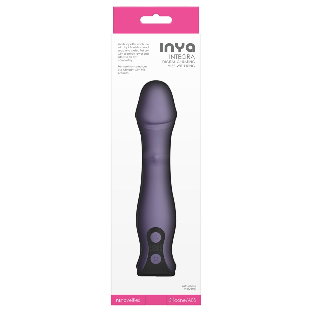 NS Novelties - lökő-forgó vibrátor (lila)