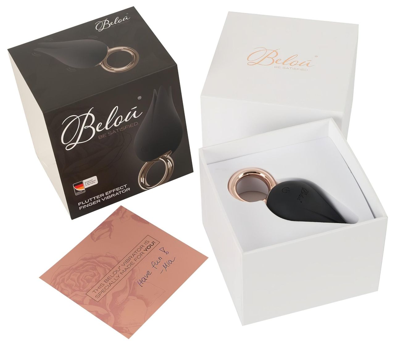 Belou - akkus, vízálló csikló vibrátor (fekete) Belou - akkus, vízálló csikló vibrátor (fekete)