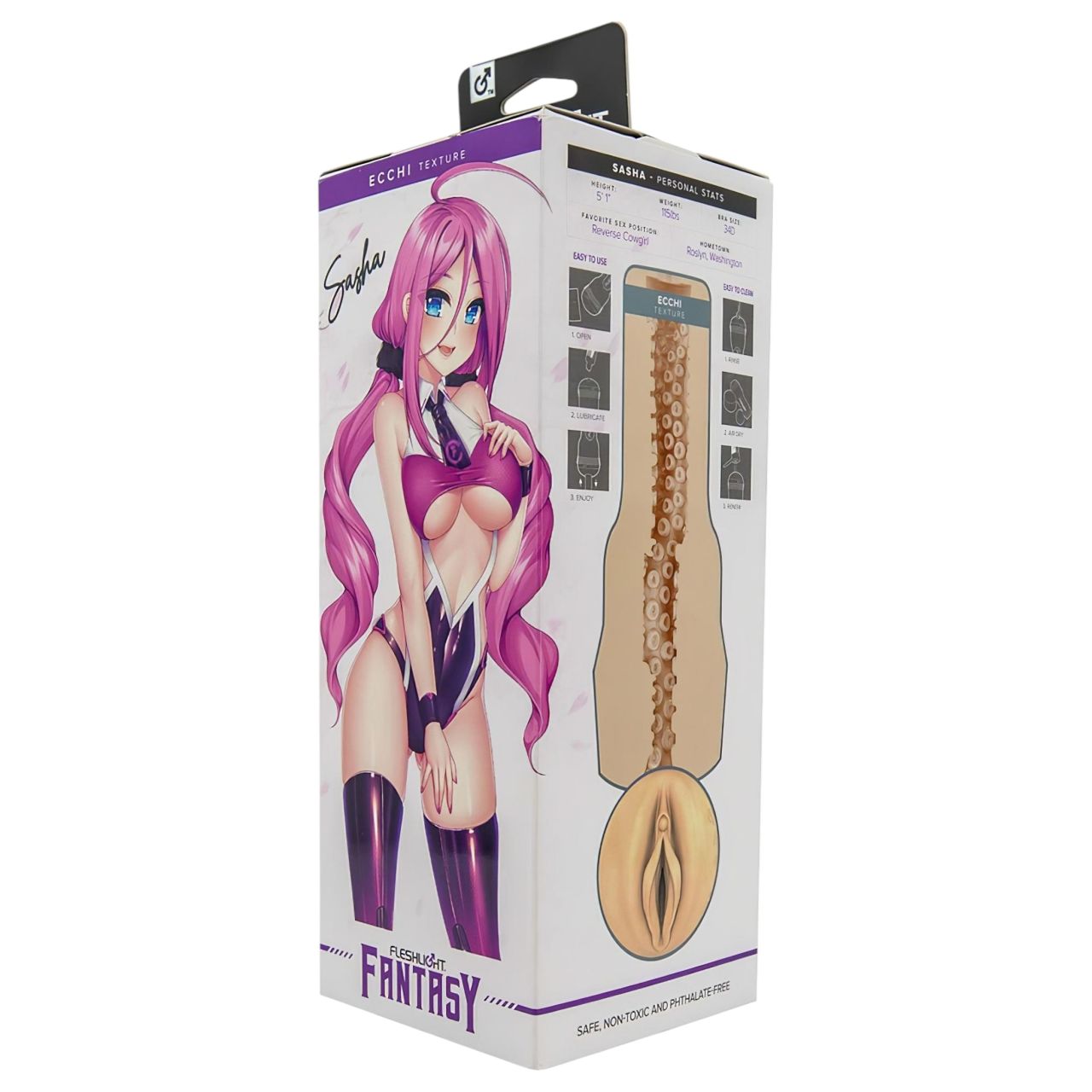 Fleshlight - Fantasy Sasha Nakamoto Ecchi vagina (testszínű) Fleshlight - Fantasy Sasha Nakamoto Ecchi vagina (testszínű)