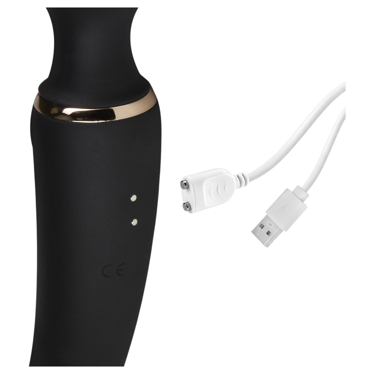 Blush Lush - 2 az 1-ben wand masszírozó és G-pont vibrátor (fekete)