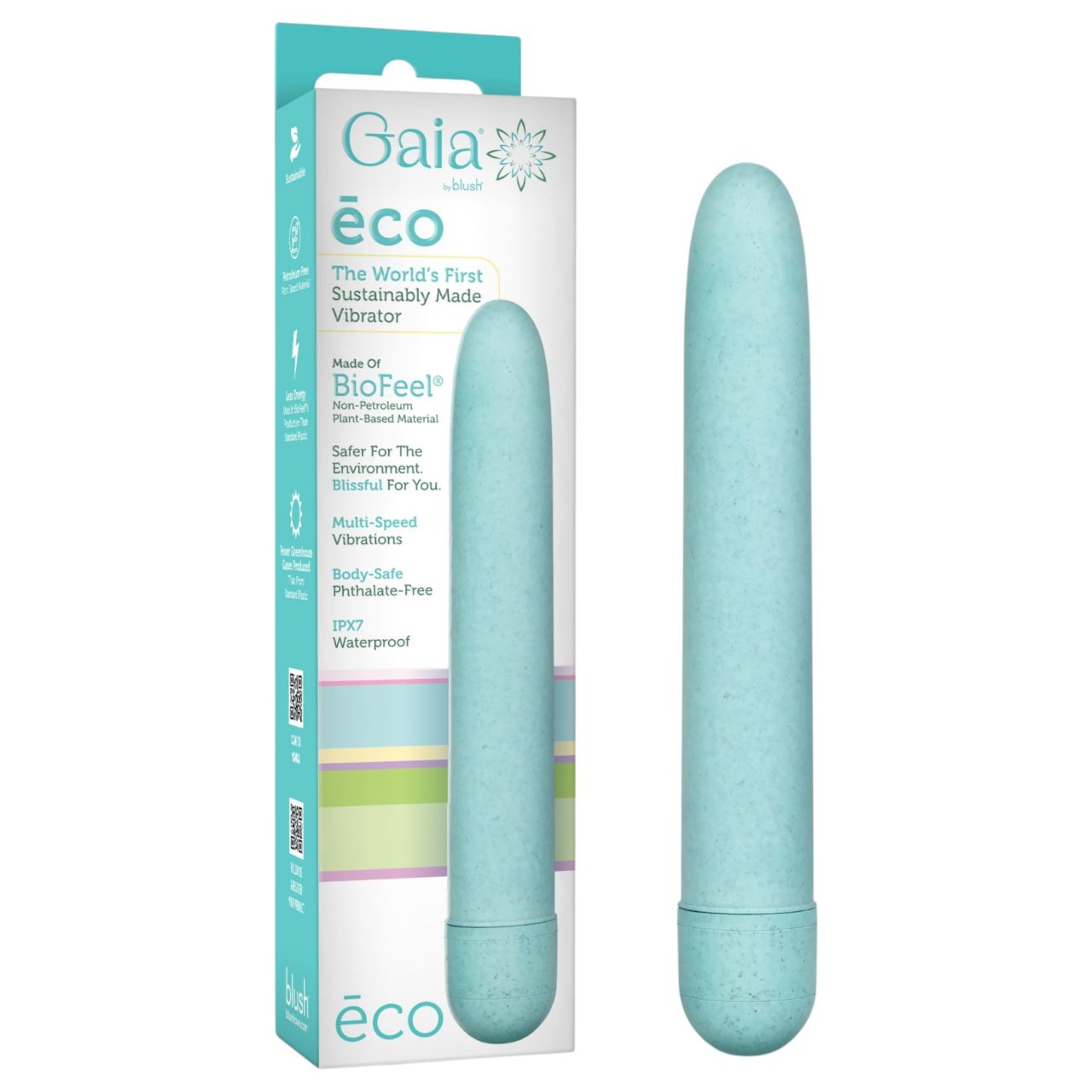 Gaia Eco L - környezetbarát rúdvibrátor (kék) - nagy