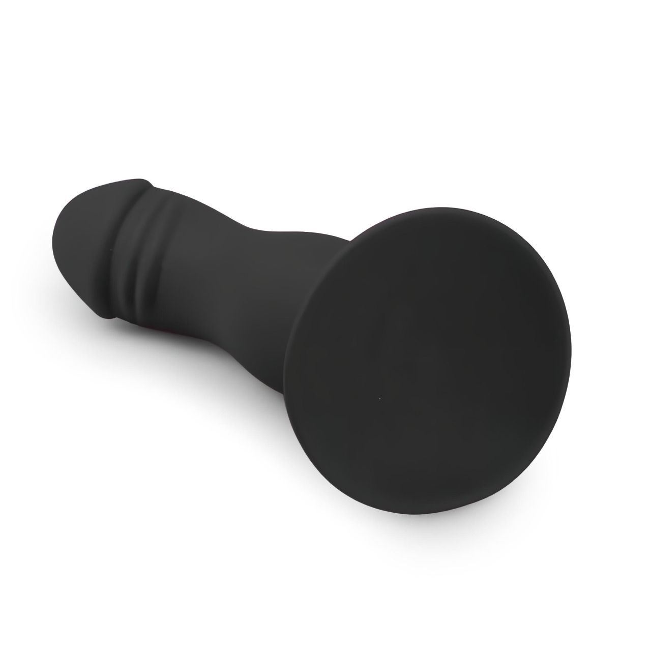 EasyToys - makkos, tapadókorongos dildó (fekete)
