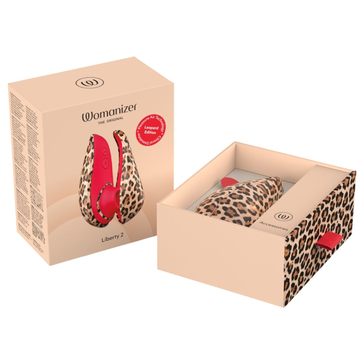 Womanizer Liberty 2 - léghullámos csiklóizgató (leopárd)