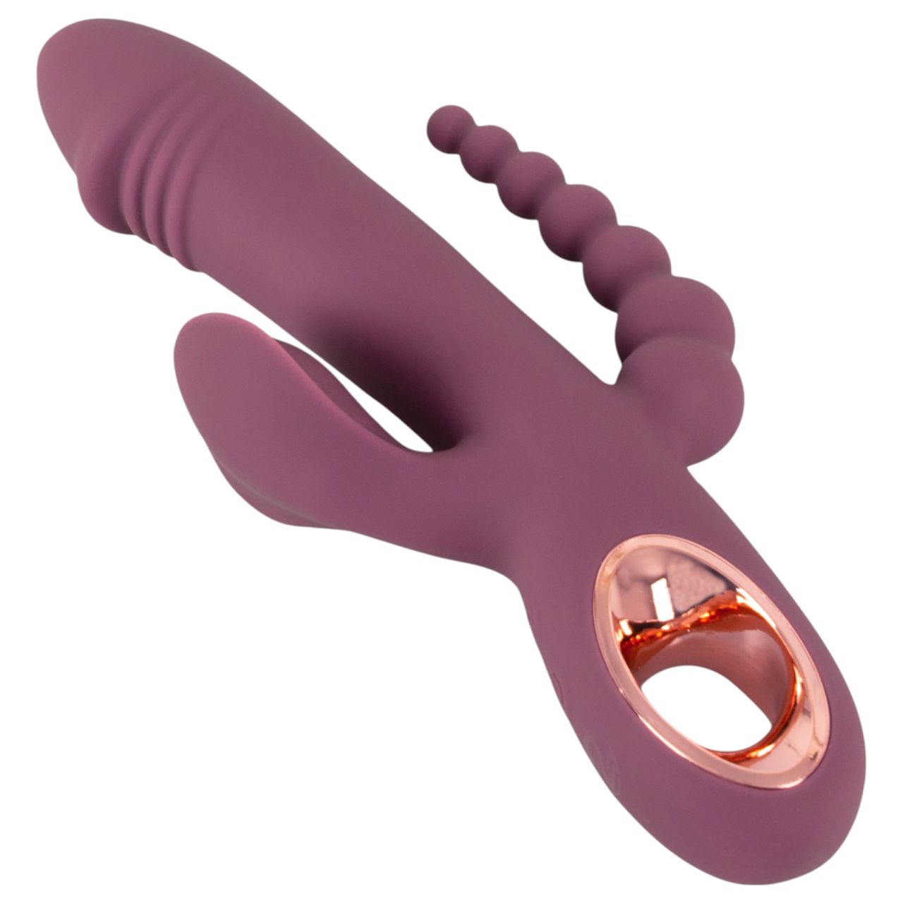 You2Toys - akkus, tripla karos vibrátor (lila) You2Toys - akkus, tripla karos vibrátor (lila)
