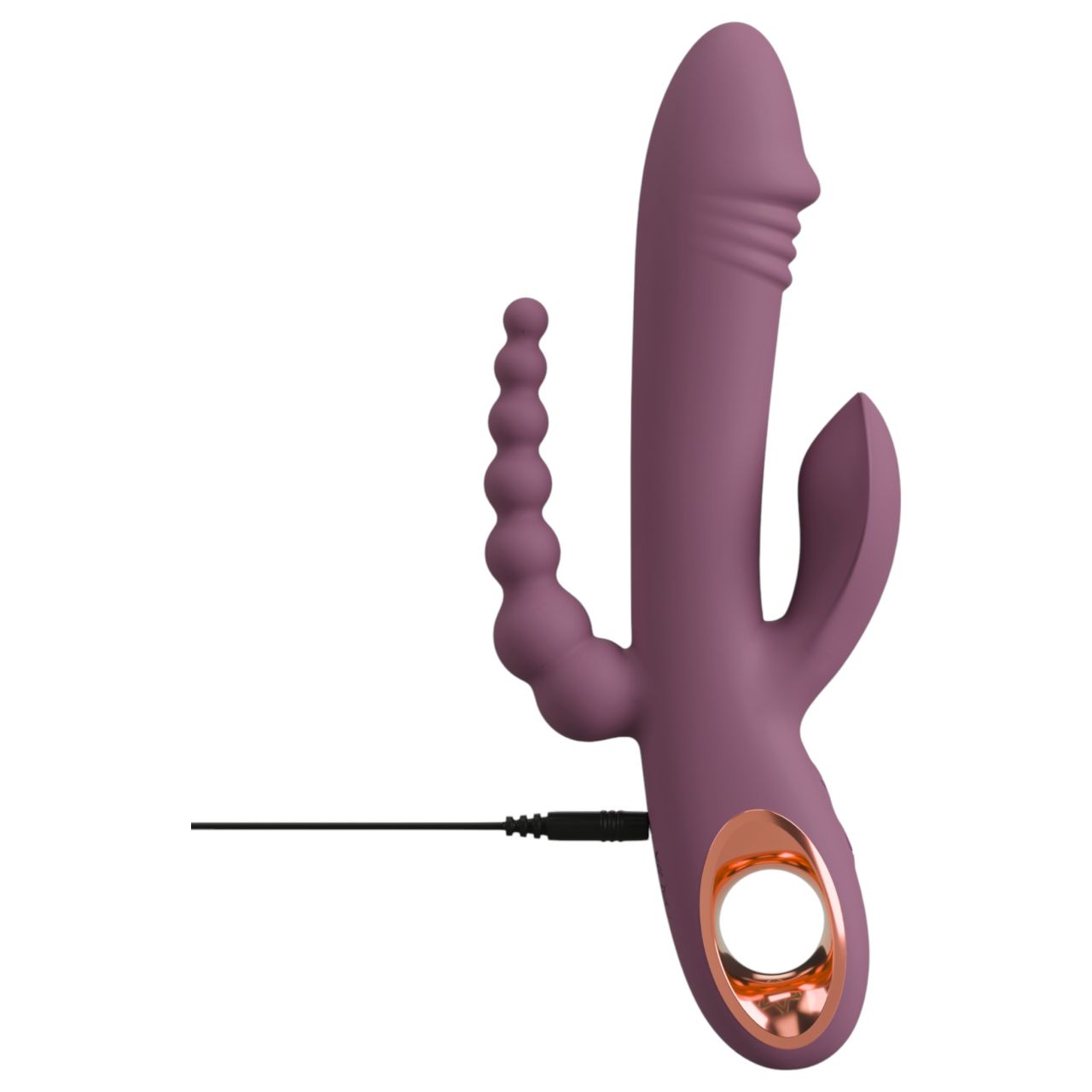 You2Toys - akkus, tripla karos vibrátor (lila) You2Toys - akkus, tripla karos vibrátor (lila)