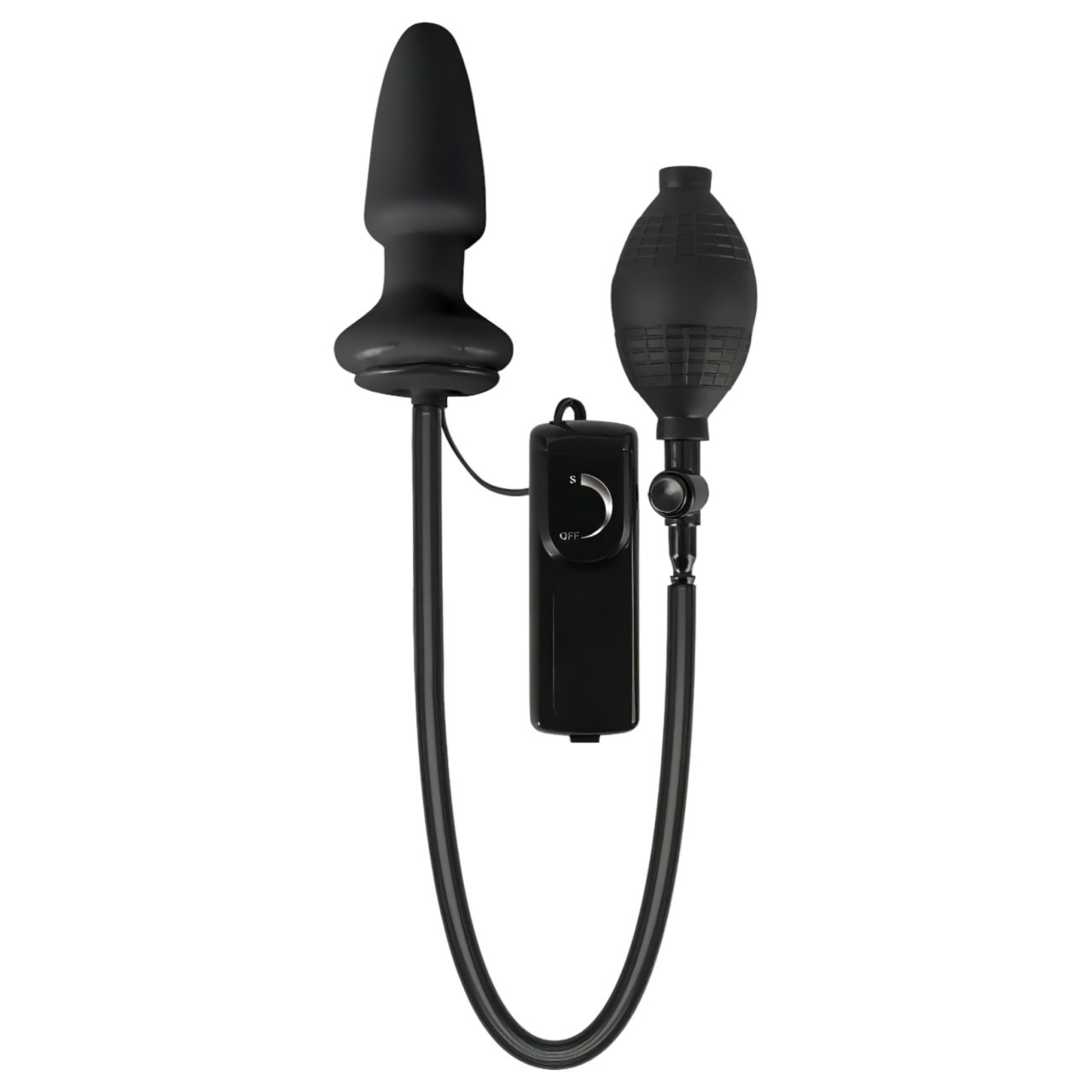 You2Toys Fanny Hill's - pumpálható anál vibrátor (fekete)
