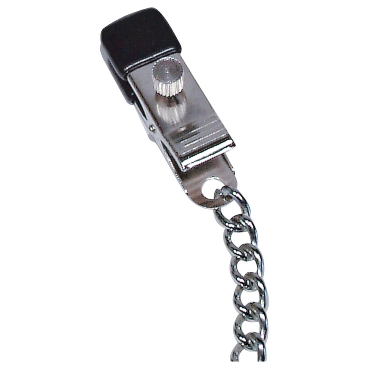 Fetish - Láncos, állítható csipesz