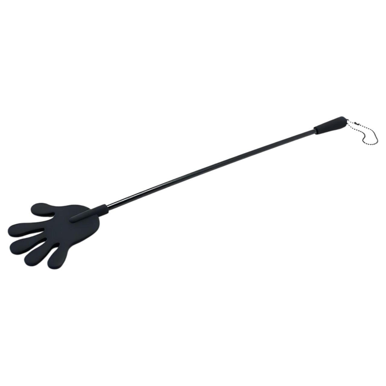 Rimba – Kéz alakú szilikon lovaglópálca - 40cm (fekete)
