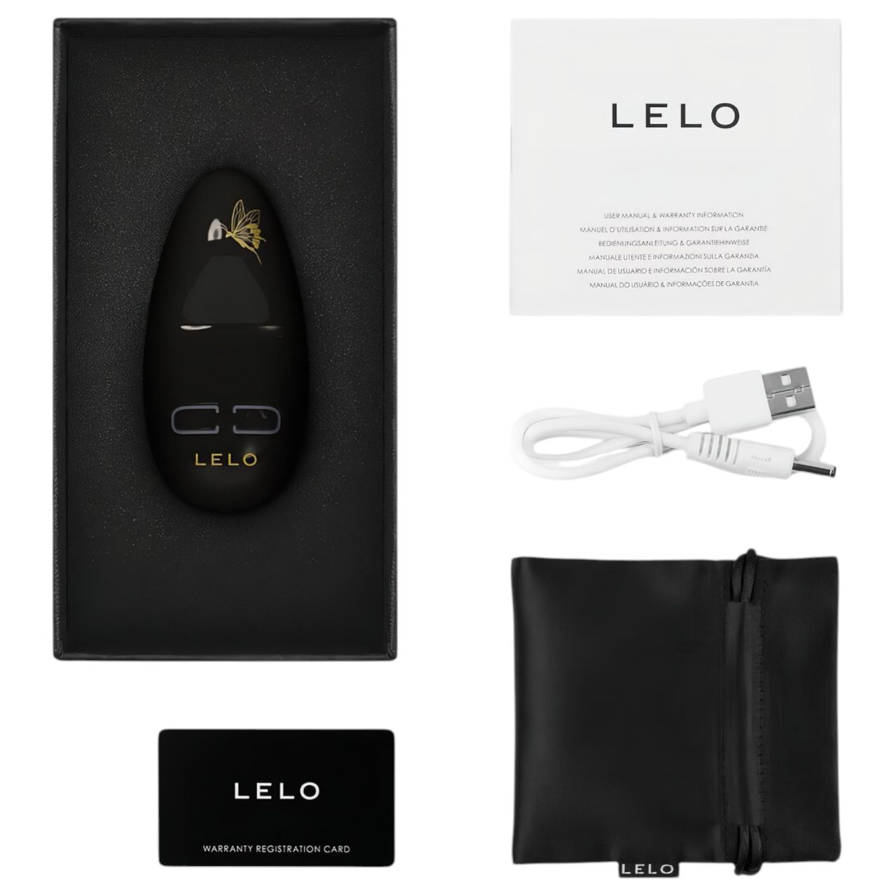 LELO Nea 3 - akkus, vízálló csiklóizgató vibrátor (fekete)