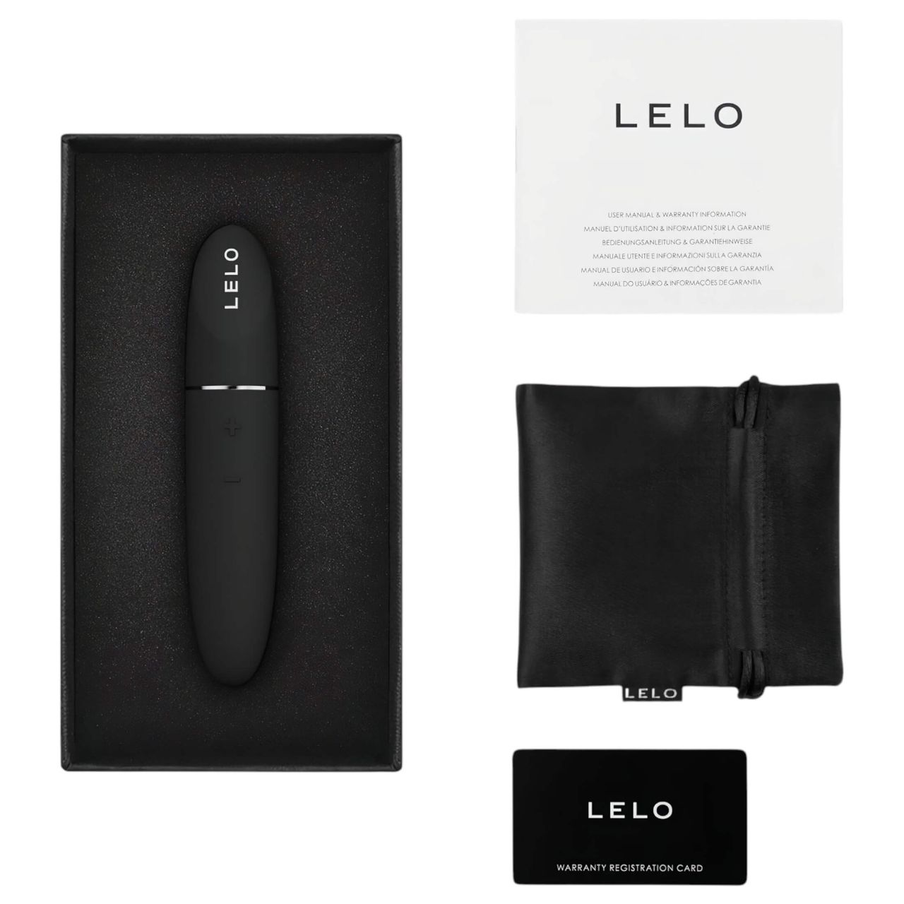LELO Mia 3 - utazó rúzs vibrátor (fekete)