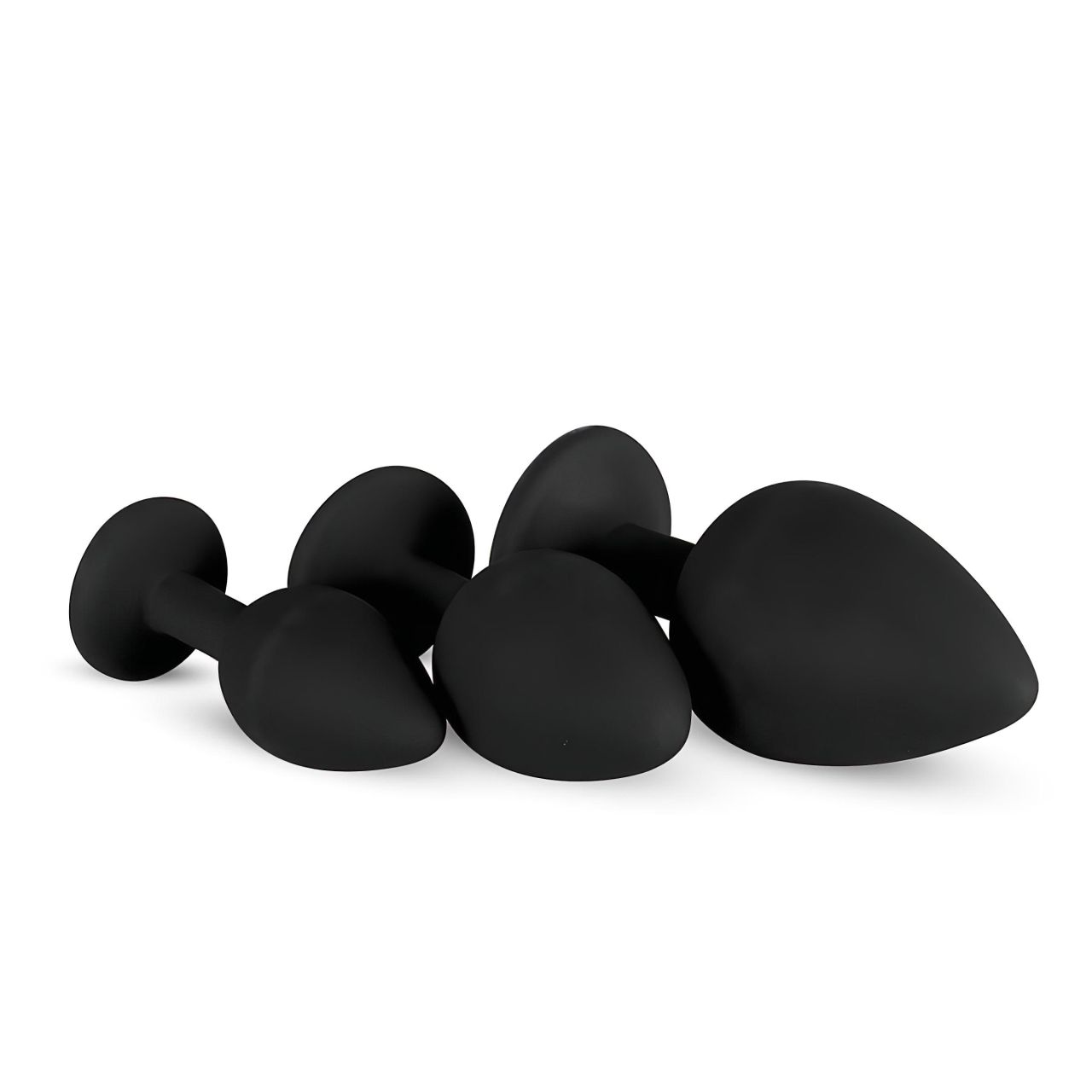 EasyToys Diamond - anál plug szett (fekete)