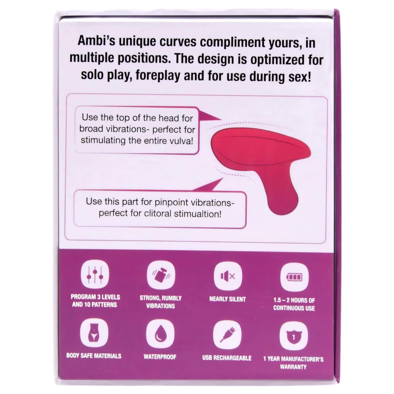 Lovense Ambi - App-vezérelt csiklóvibrátor (pink)