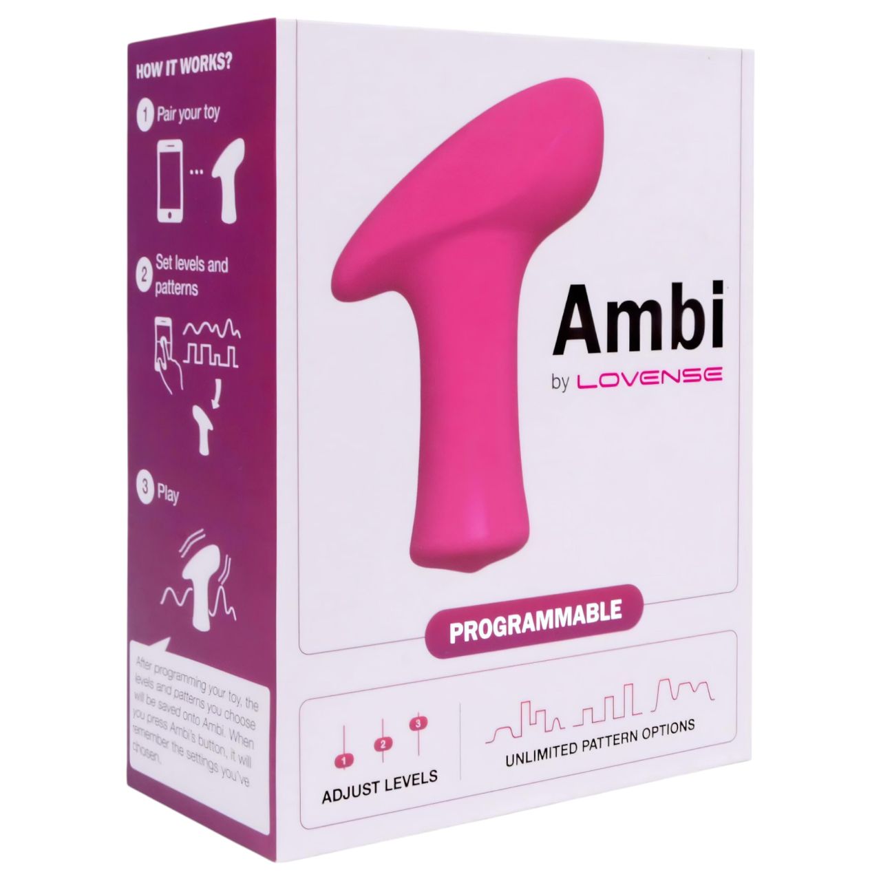 Lovense Ambi - App-vezérelt csiklóvibrátor (pink)
