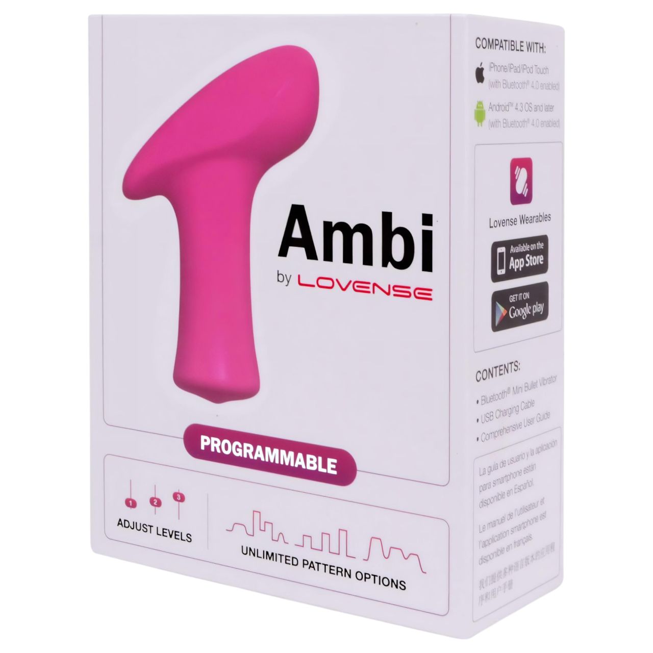 Lovense Ambi - App-vezérelt csiklóvibrátor (pink)