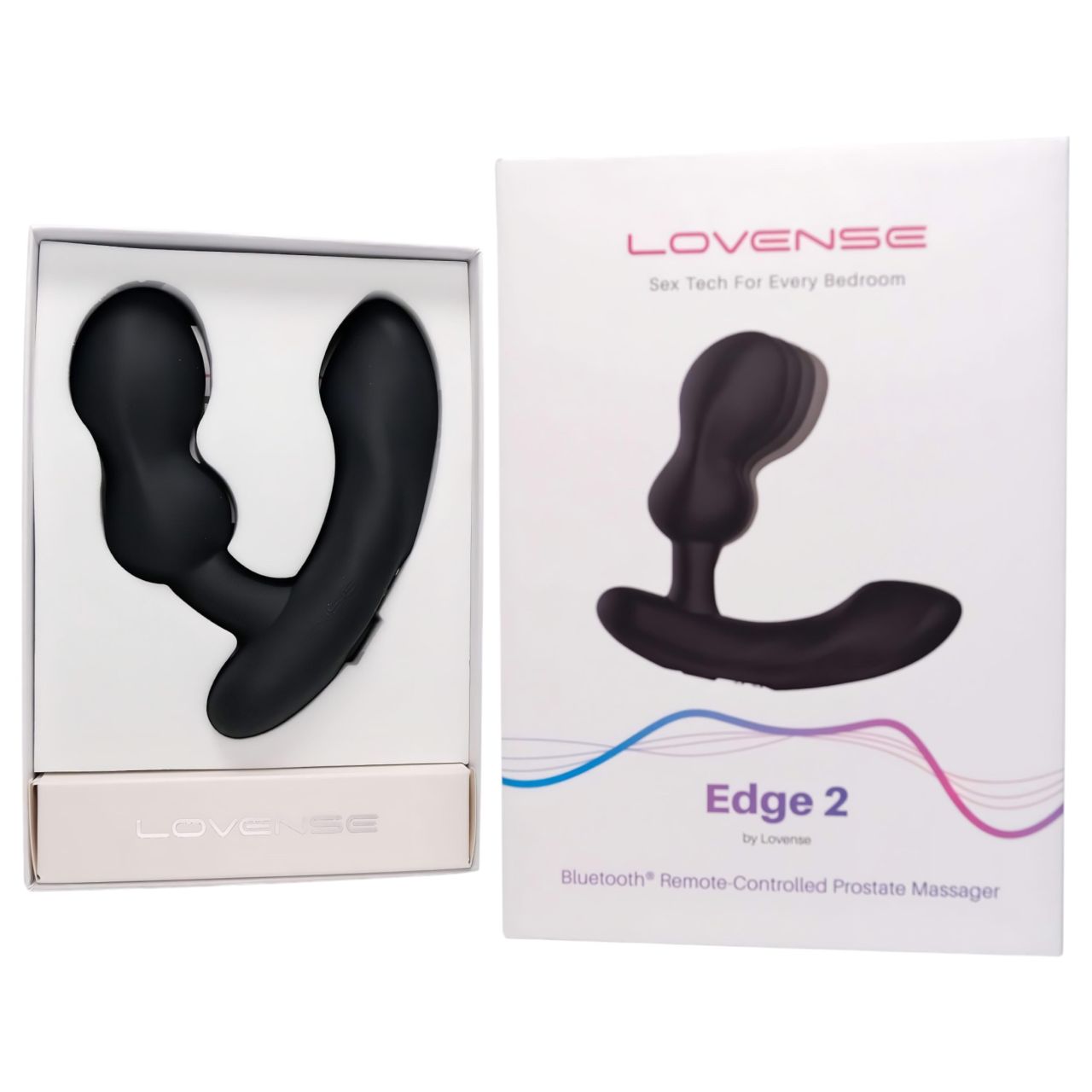 Lovense Edge 2 - App-vezérelt prosztata vibrátor, férfiaknak (fekete) Lovense Edge 2 - App-vezérelt prosztata vibrátor, férfiaknak (fekete)