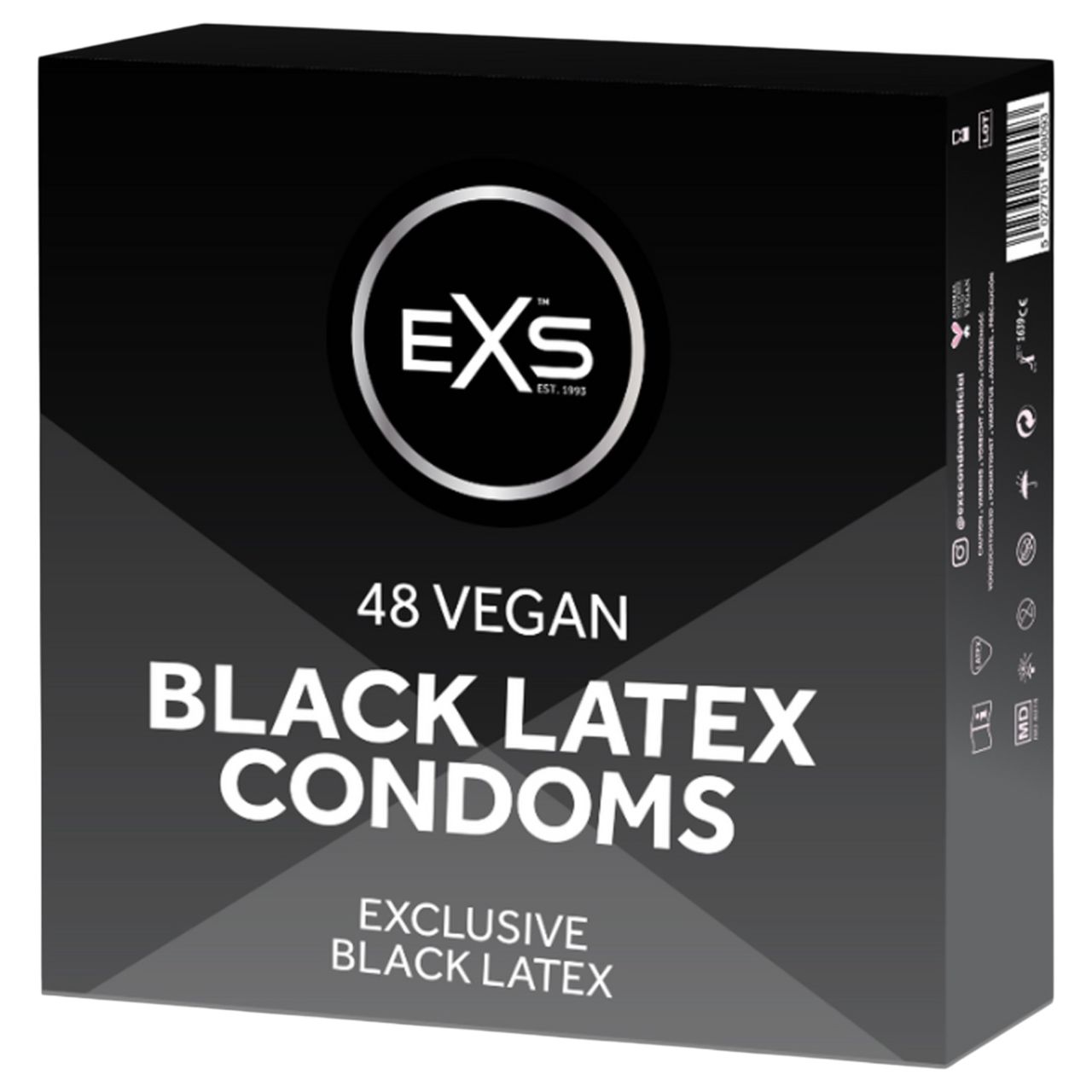 EXS Black - fekete óvszer (48 db) EXS Black - fekete óvszer (48 db)