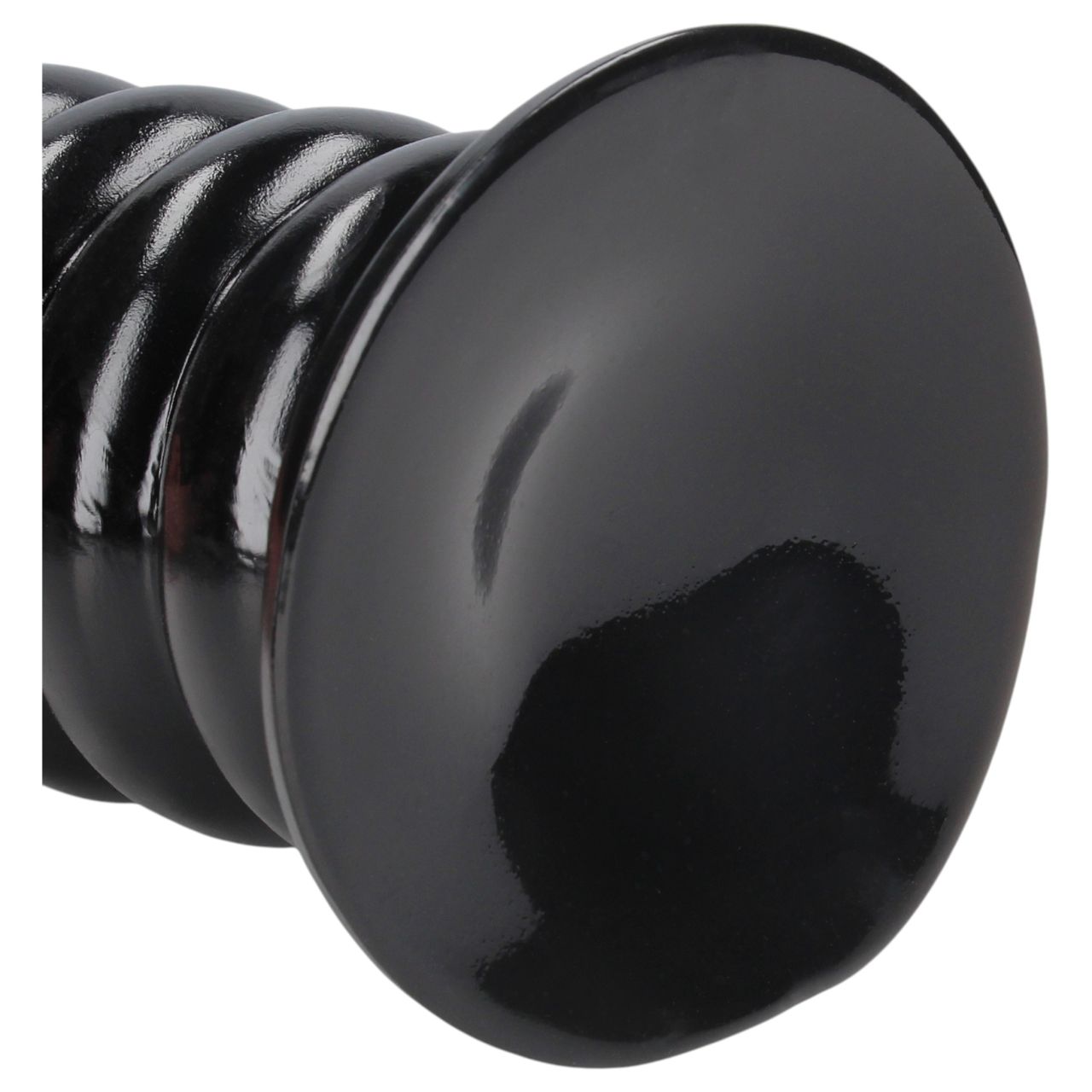Ouch! Spiral Force - csavart anál plug (fekete) - 23,5 cm Ouch! Spiral Force - csavart anál plug (fekete) - 23,5 cm