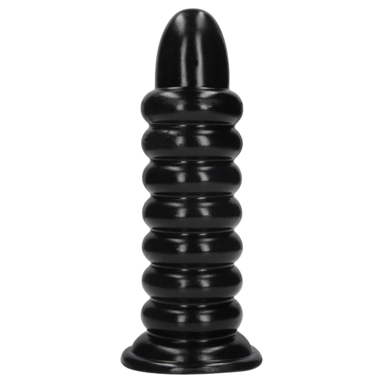 Ouch! Spiral Force - csavart anál plug (fekete) - 23,5 cm Ouch! Spiral Force - csavart anál plug (fekete) - 23,5 cm