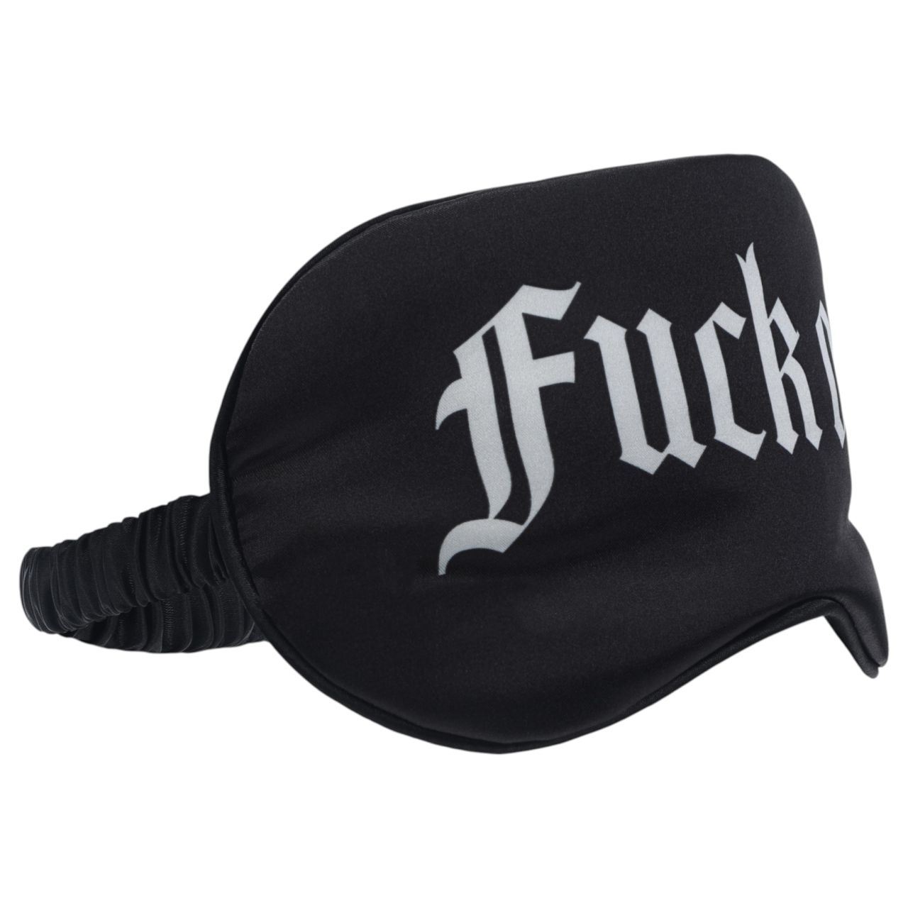 Ouch! - "Fuck Off" feliratos szatén szemmaszk (fekete)