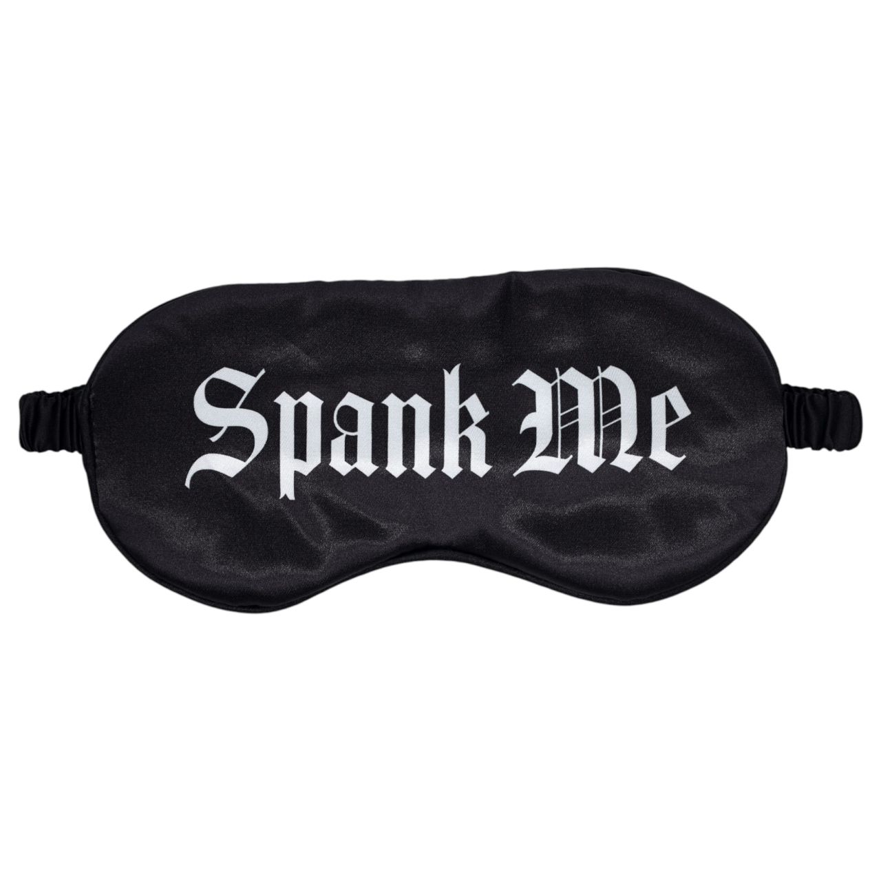 Ouch! - "Spank Me" feliratos szatén szemmaszk (fekete)