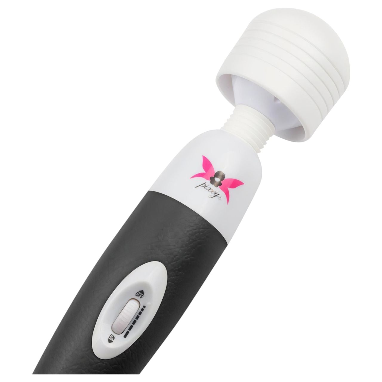 Pixey - vezetékes wand masszírozó vibrátor (fekete)