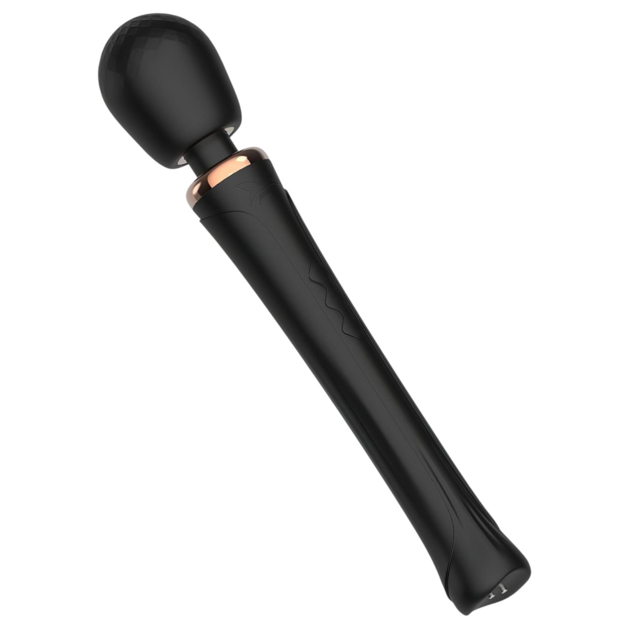 Pixey Aquawand - nagy teljesítményű, halk masszírozó vibrátor (fekete)