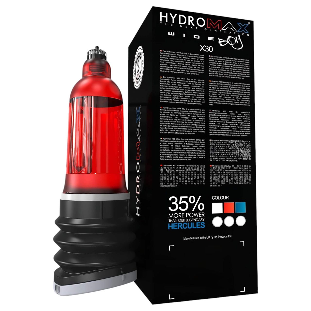 Bathmate Hydromax 7 Wide - Hydropumpa (piros) Bathmate Hydromax 7 Wide - Hydropumpa (piros)