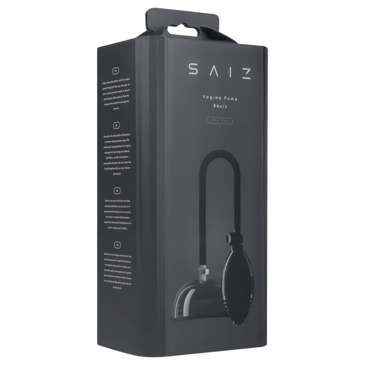 Saiz Basic - puncipumpa (átlátszó-fekete)