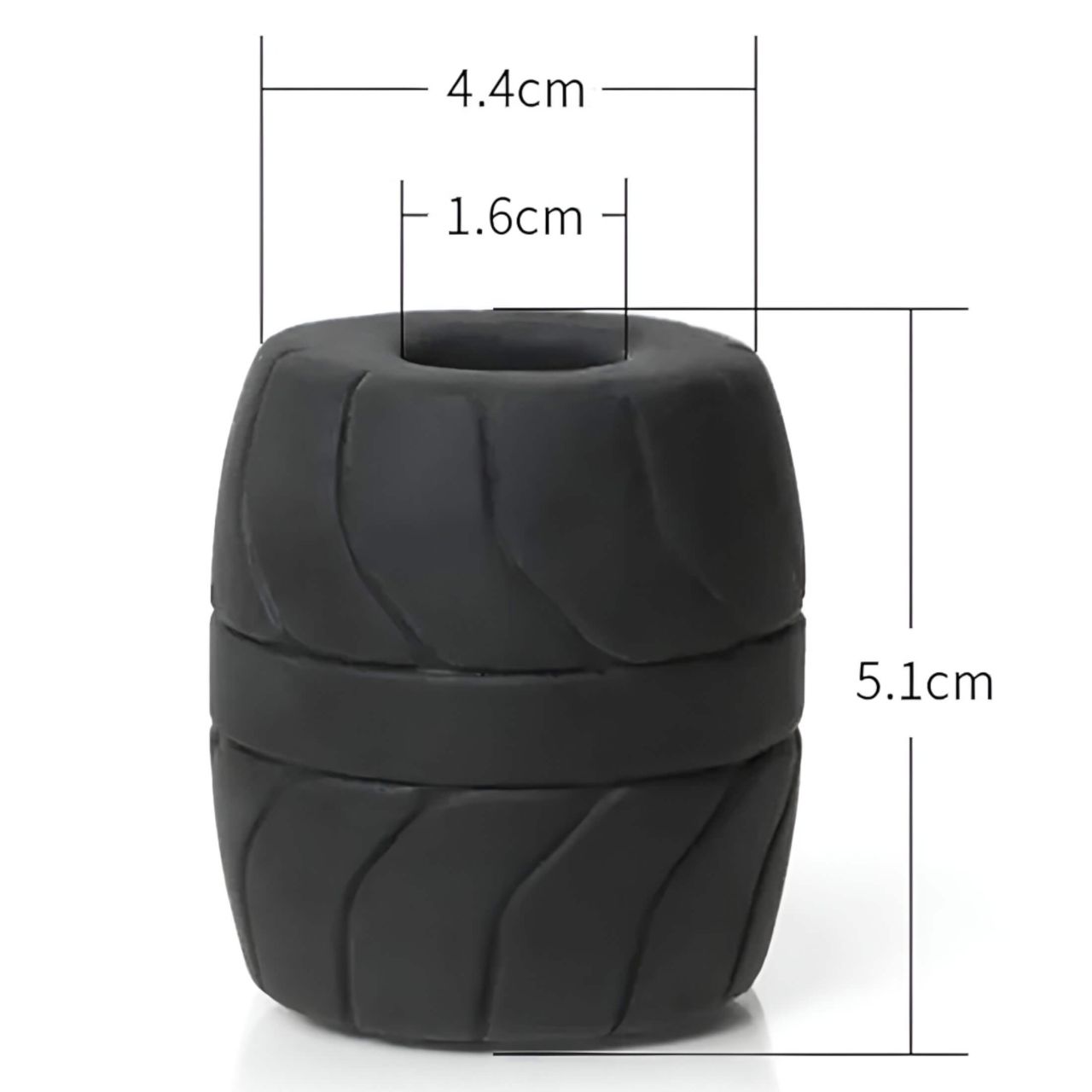 Perfect Fit - SilaSkin Ball Heregyűrű és nyújtó (fehér)