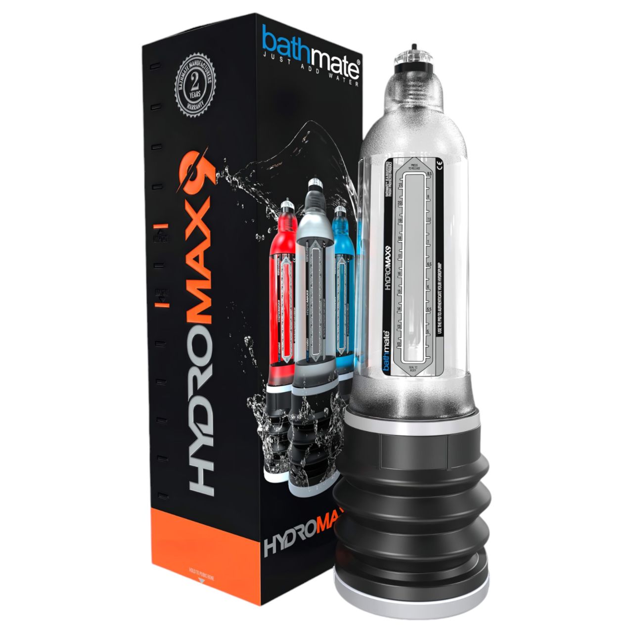 Bathmate Hydromax 9 - hidropumpa (átlátszó) Bathmate Hydromax 9 - hidropumpa (átlátszó)