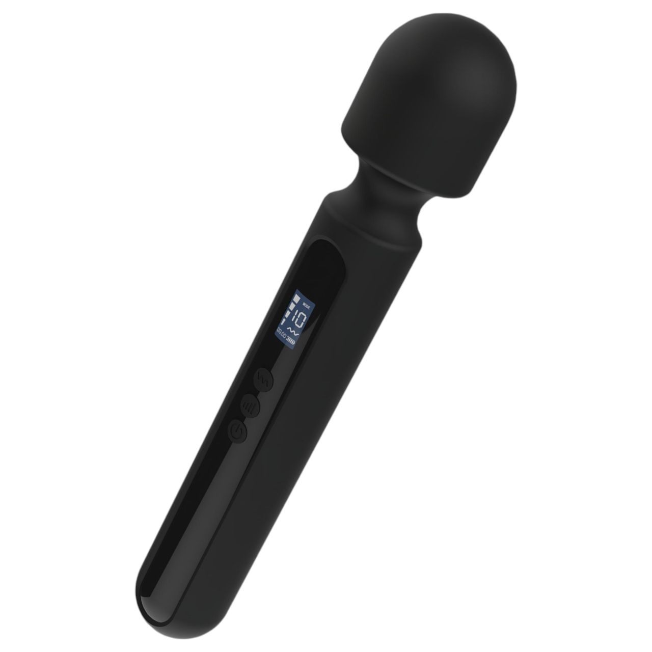 BLAQ - nagy digitális wand masszírozó vibrátor (fekete)