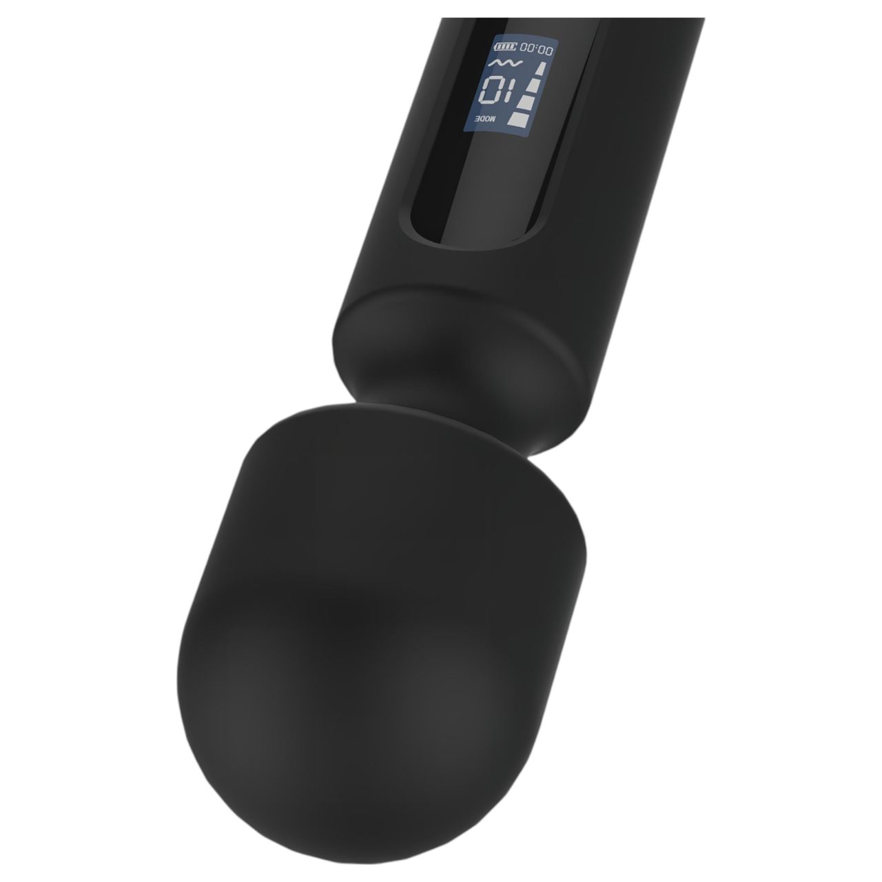 BLAQ - nagy digitális wand masszírozó vibrátor (fekete)