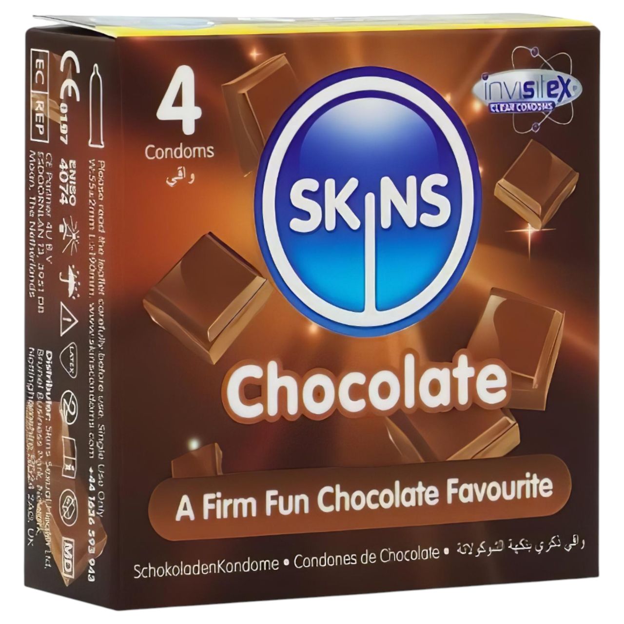 Skins - csokis óvszer (4 db)