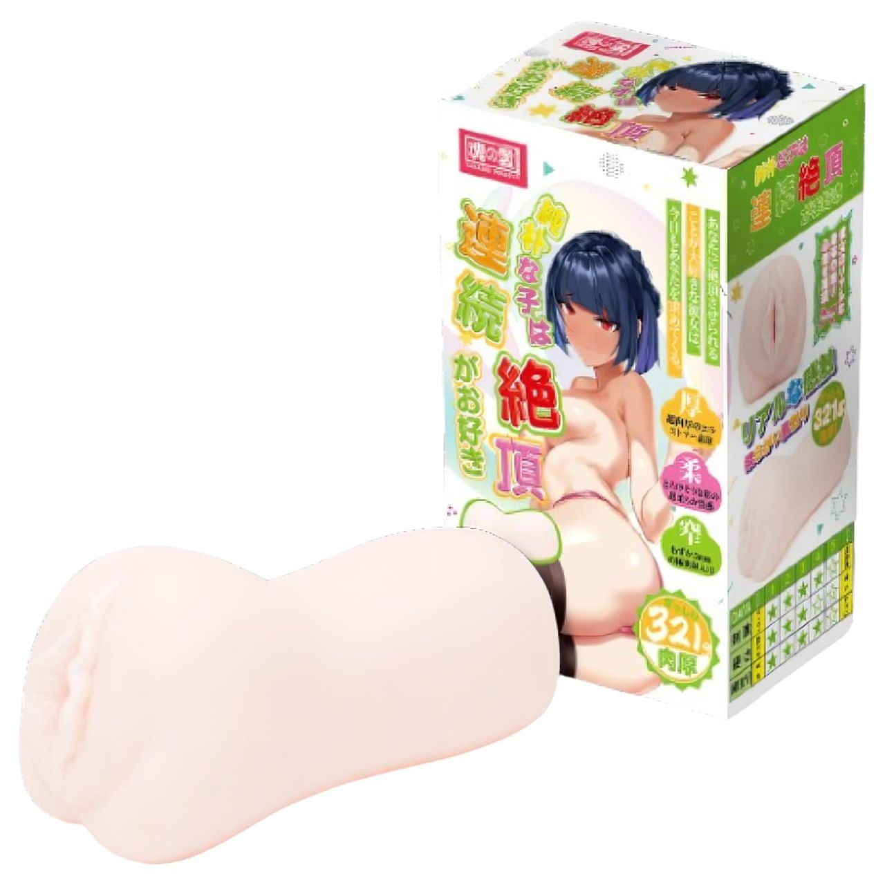 TAMASHII Continuous Orgasm - anime műpunci maszturbátor (testszínű)