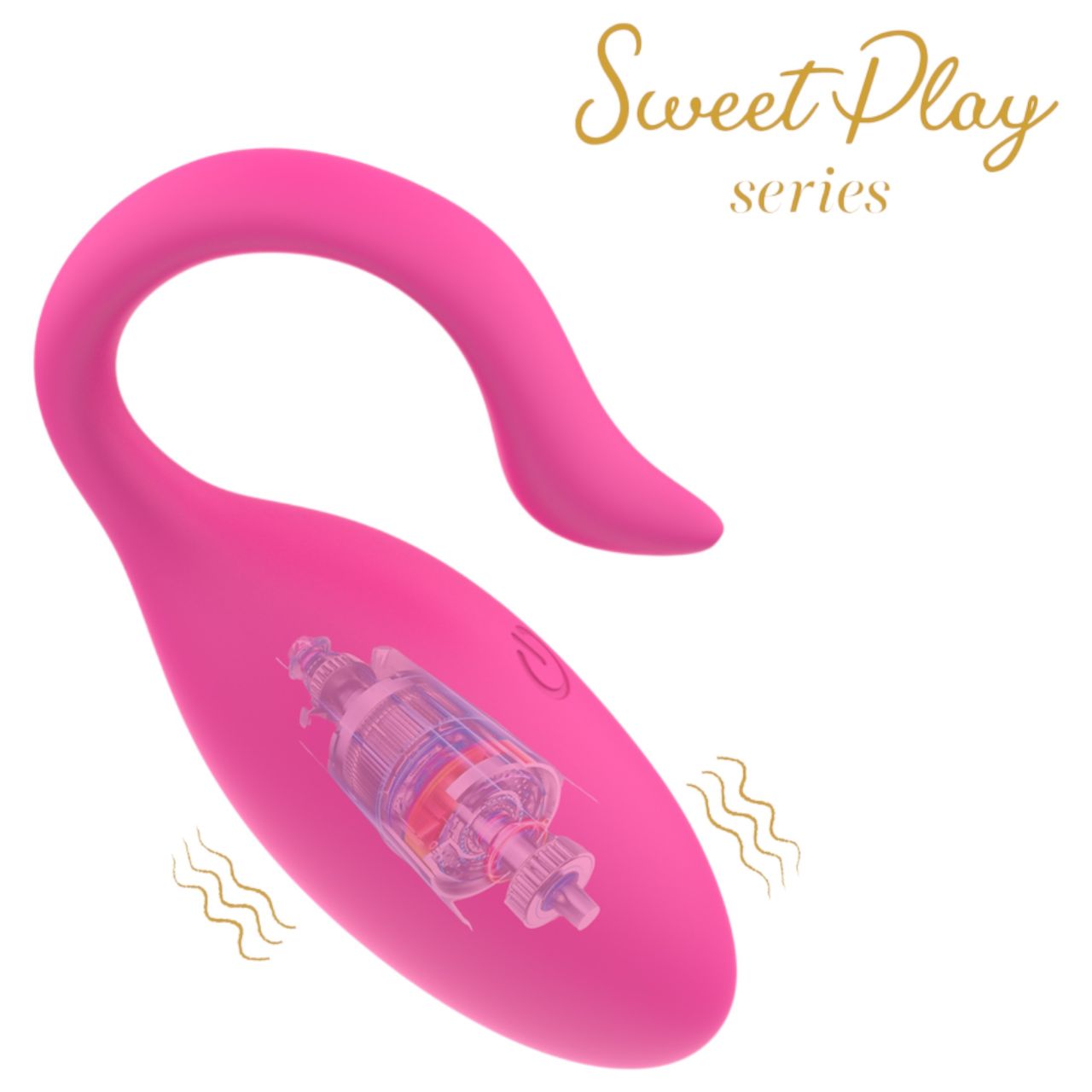 Erospace Sweet Play - hordható, app-vezérelt vibrotojás (pink)