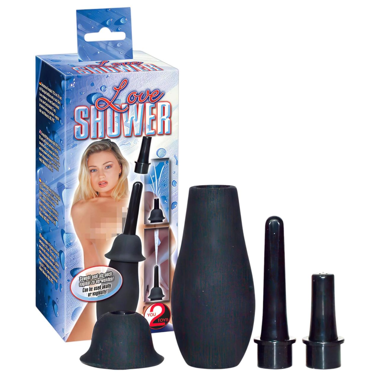 You2Toys - Love Shower - intim mosó 2 fejjel