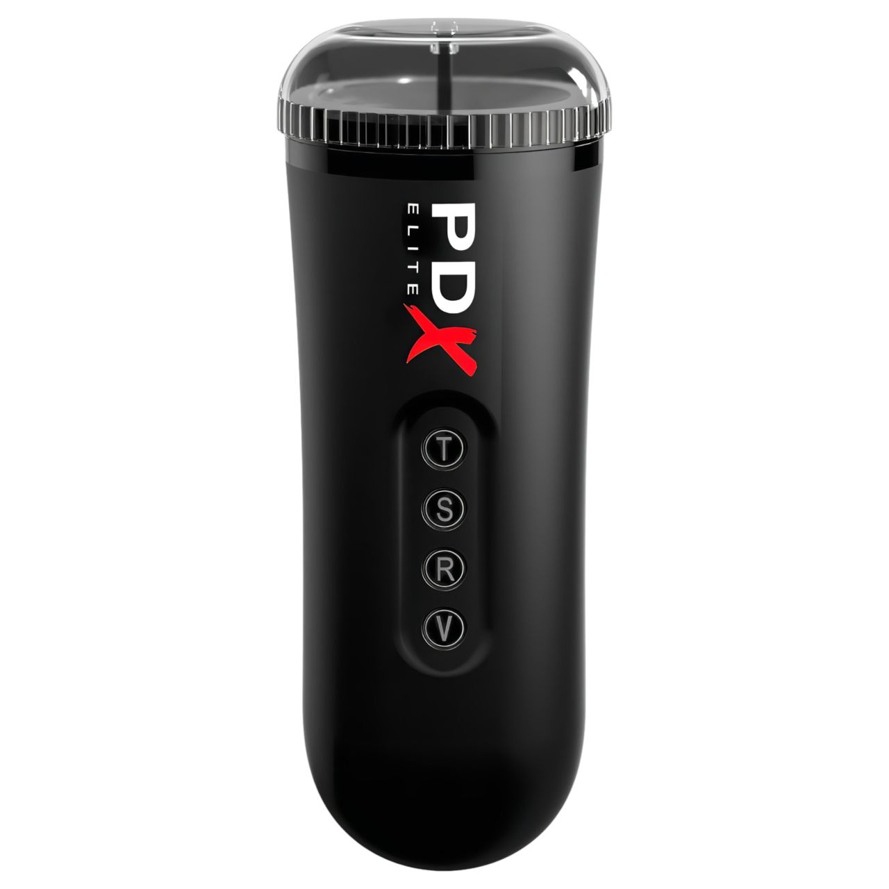 PDX Moto Blower - szívó, rezgő maszturbátor férfiaknak (fekete)