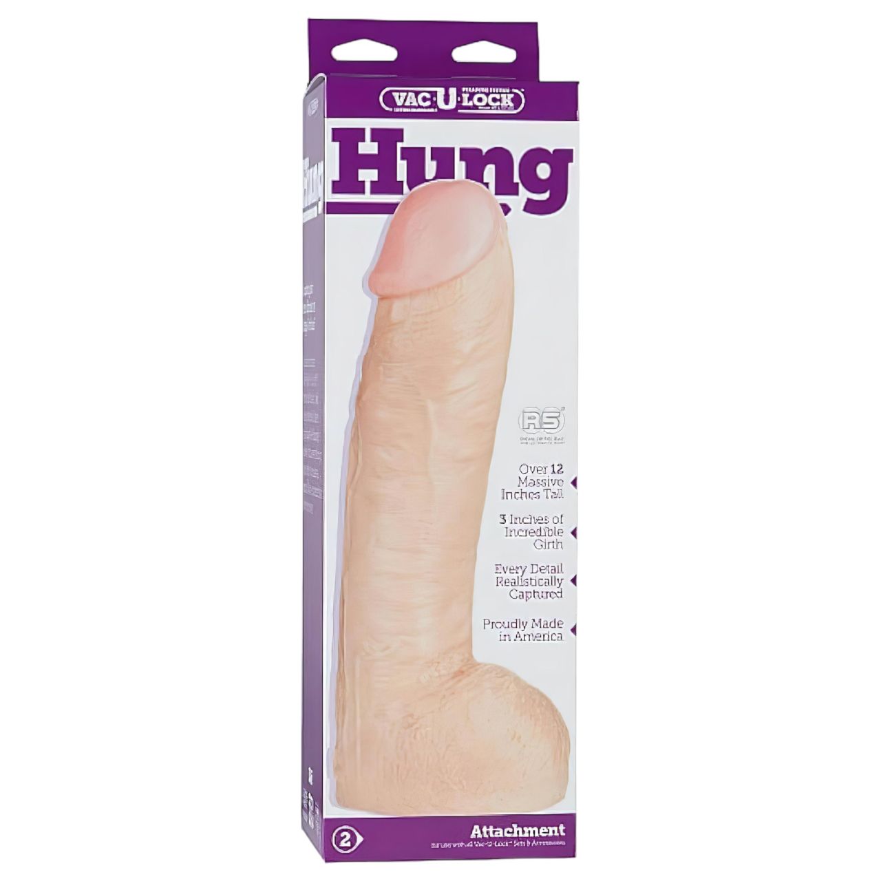 Doc Johnson Vac-U-Lock Hung 12 - élethű, herés dildó (testszínű) Doc Johnson Vac-U-Lock Hung 12 - élethű, herés dildó (testszínű)