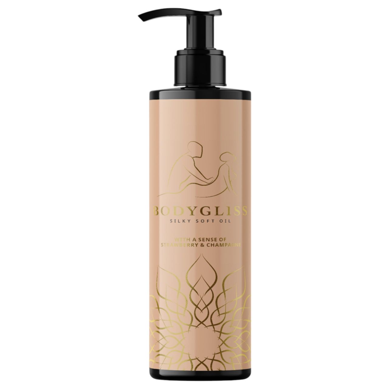 Bodygliss - masszázsolaj és síkosító - eper (150 ml)