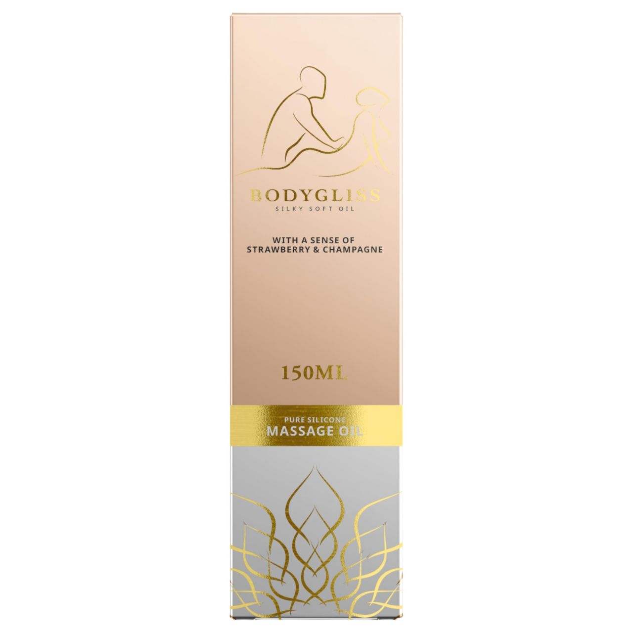 Bodygliss - masszázsolaj és síkosító - eper (150 ml)