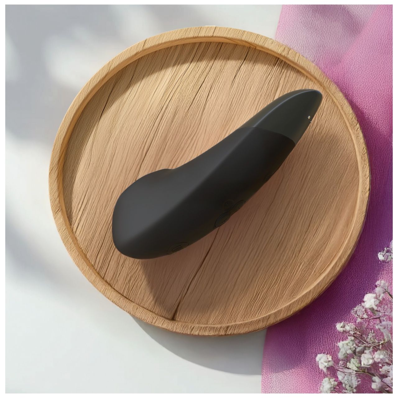 Womanizer Enhance 2in1 léghullámos csiklószívó + vibrátor (fekete)