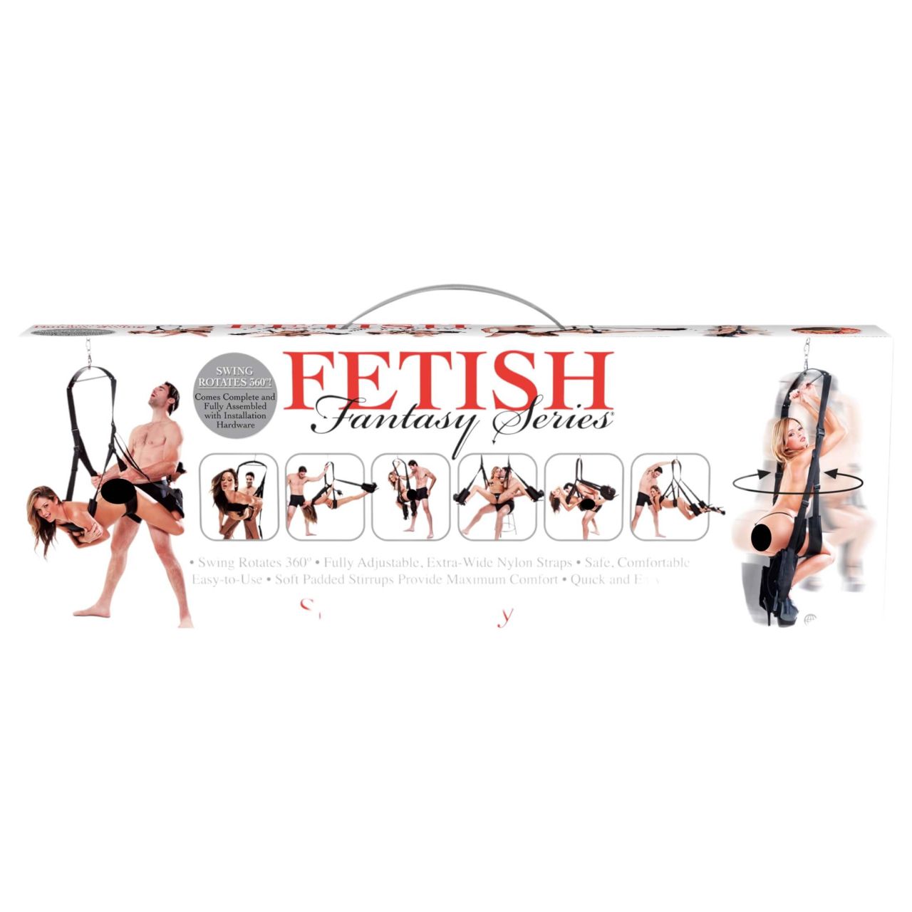 Pipedream - Fetish Fantasy - szexhinta 360 fokos forgással (fekete)