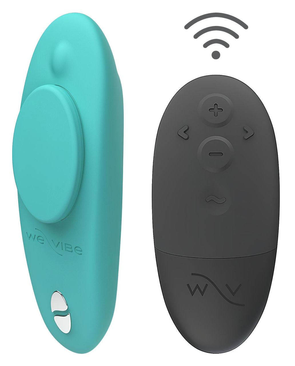 We-Vibe Moxie+ - hordható App- és távirányítós csiklóvibrátor (türkiz)