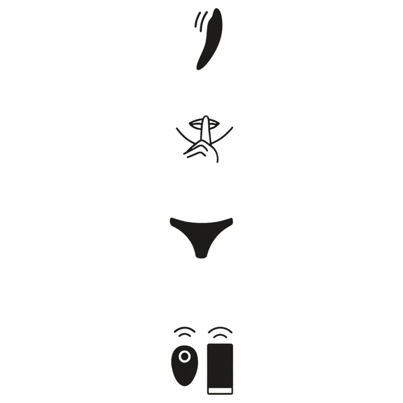 We-Vibe Moxie+ - hordható App- és távirányítós csiklóvibrátor (türkiz)