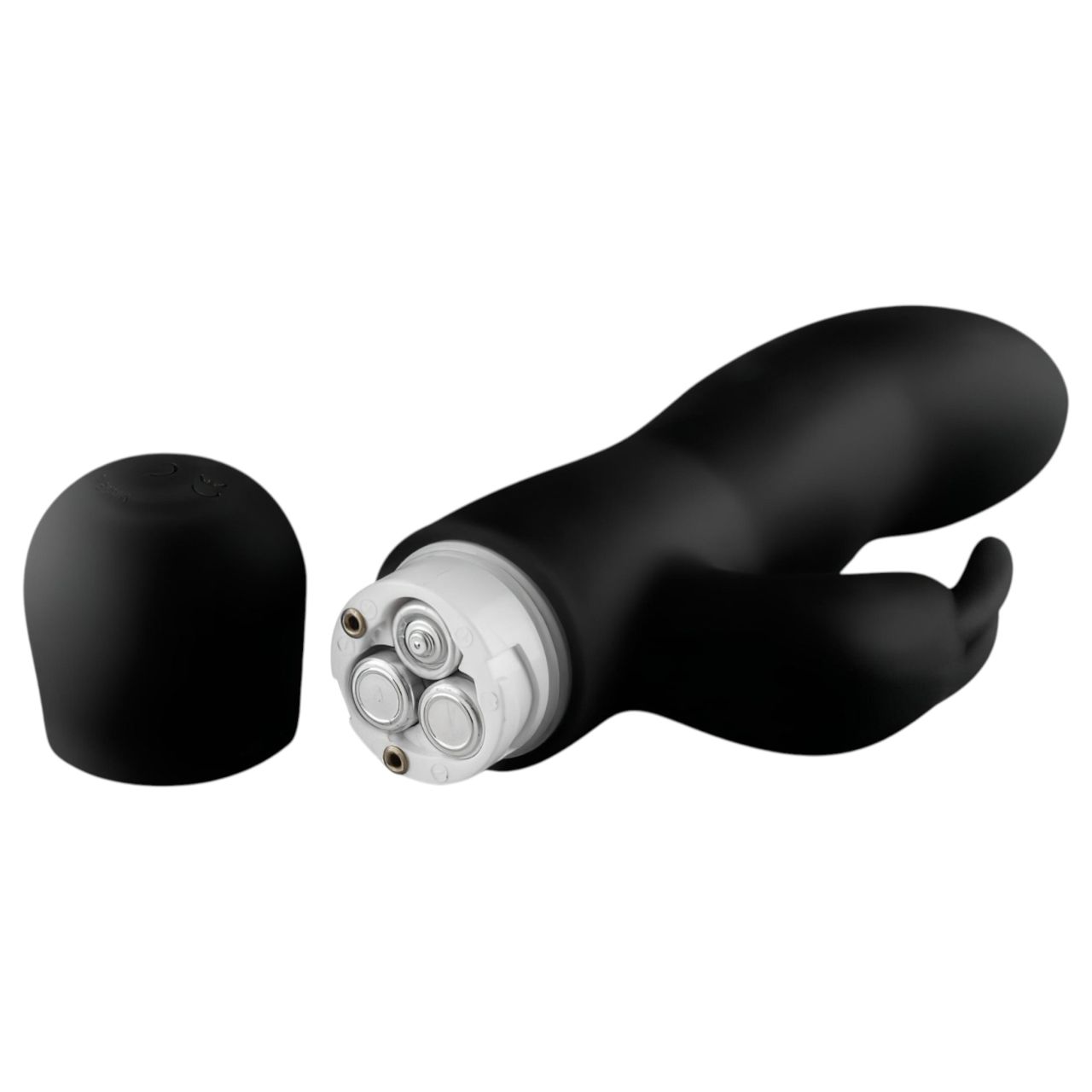 EasyToys Mad Rabbit - csiklókaros G-pont vibrátor (fekete)