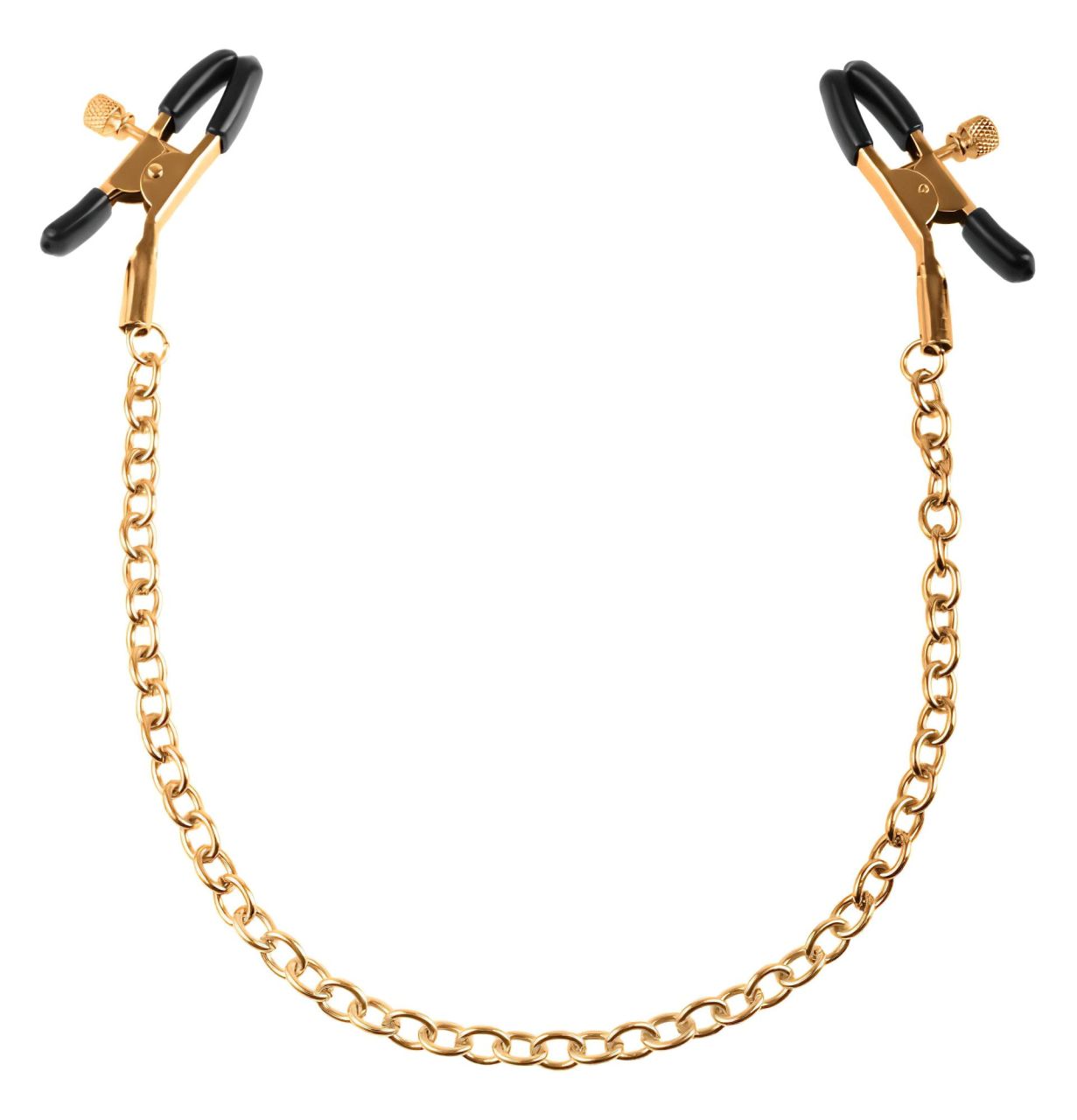 Pipedream Fetish Fantasy Gold - mellbimbó csipesz (arany)