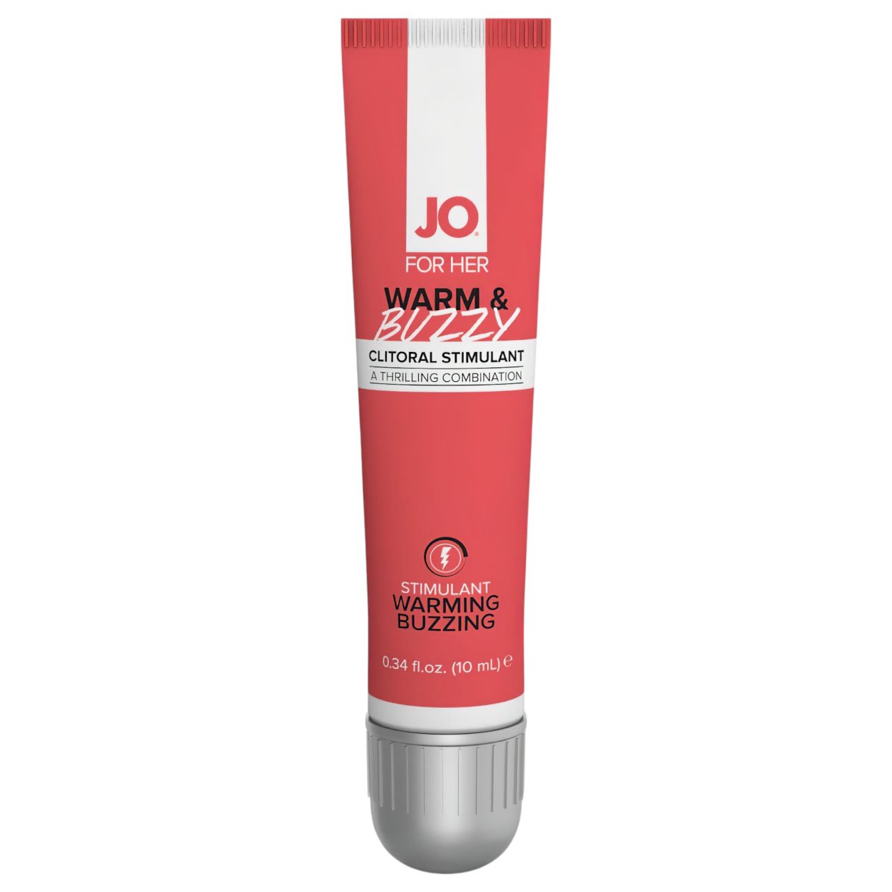 System JO - WARM & BUZZY - klitorisz stimuláló gél nőknek (10 ml)