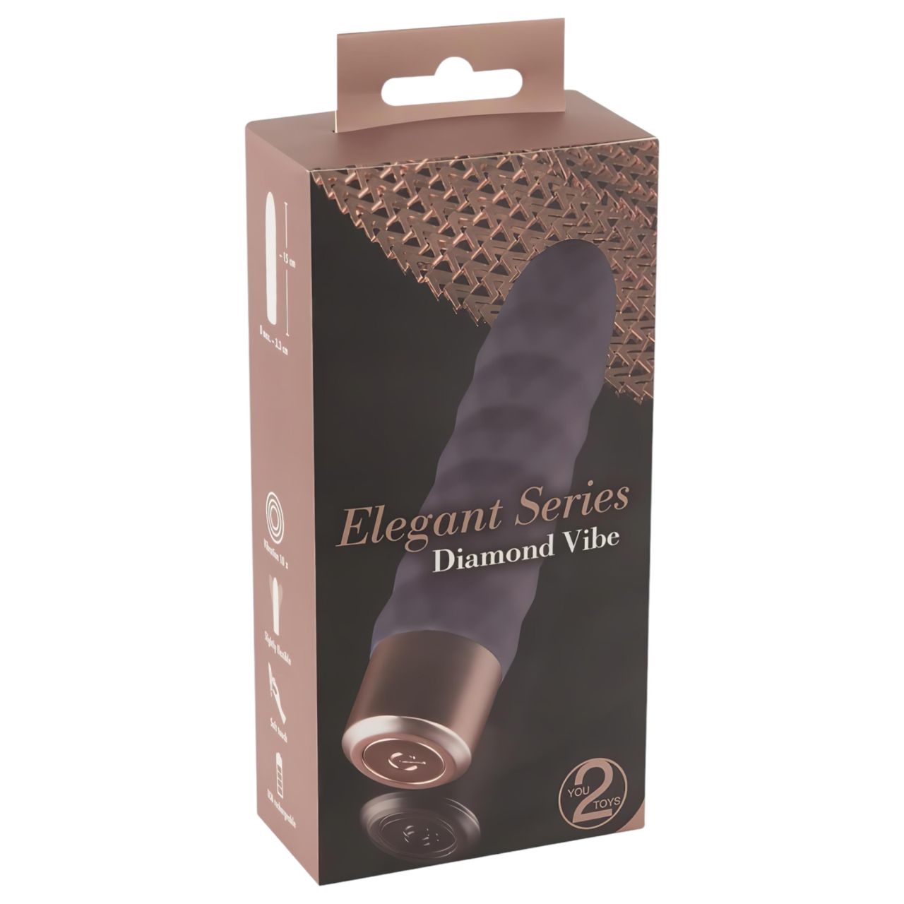 You2Toys Elegant Diamond - akkus rúd vibrátor (lila) You2Toys Elegant Diamond - akkus rúd vibrátor (lila)