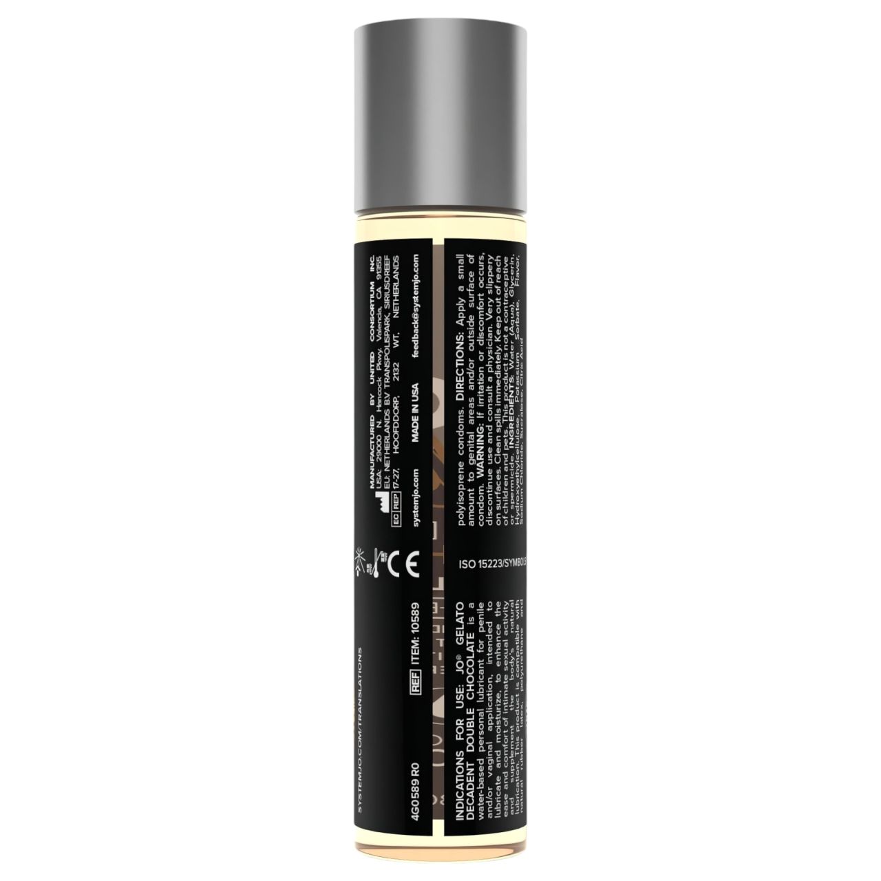 System JO - Gelato dupla csoki - ehető, vízbázisú síkosító (30 ml)