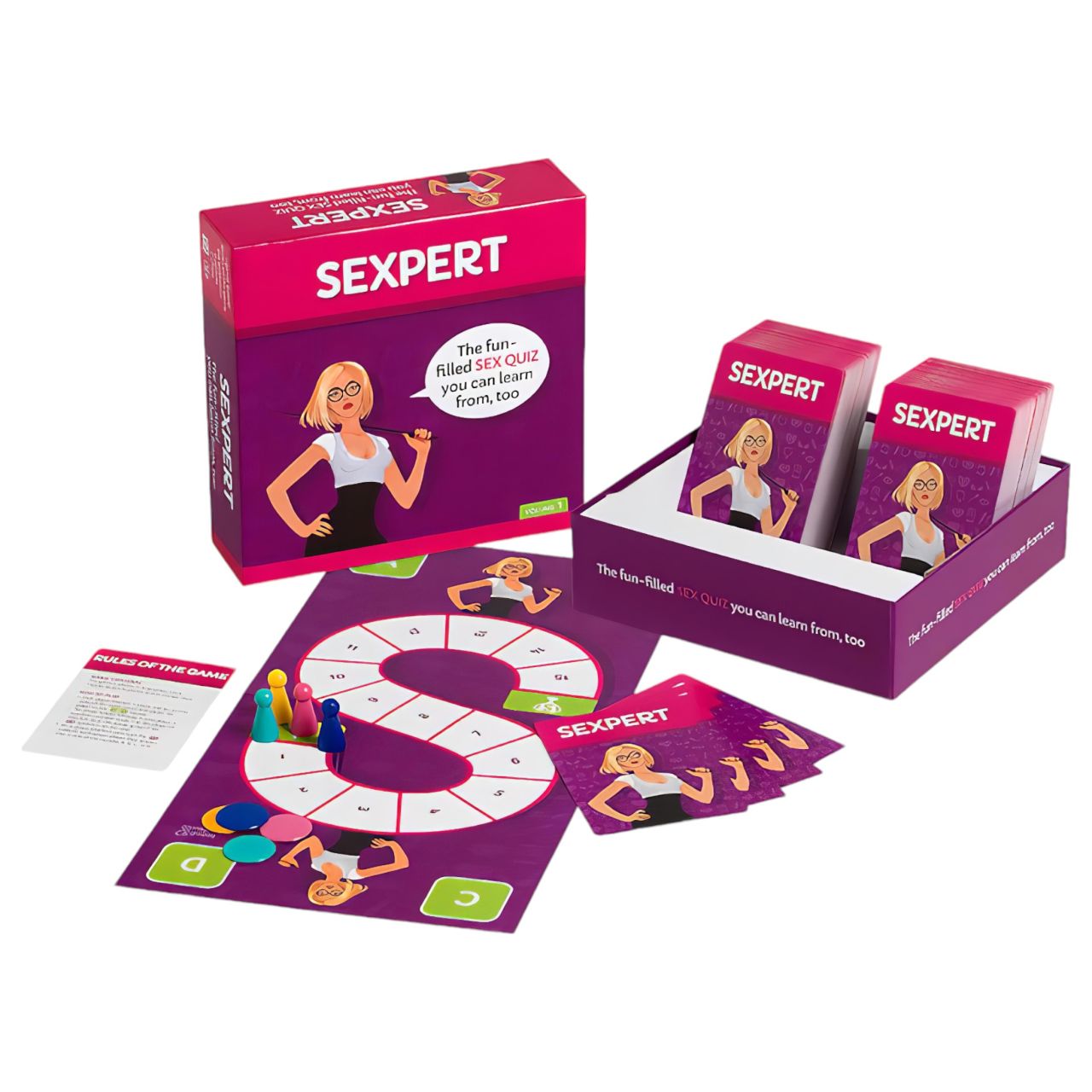 tease & please - Sexpert - szórakoztató szexkvíz társasjáték (angol nyelvű) tease & please - Sexpert - szórakoztató szexkvíz társasjáték (angol nyelvű)